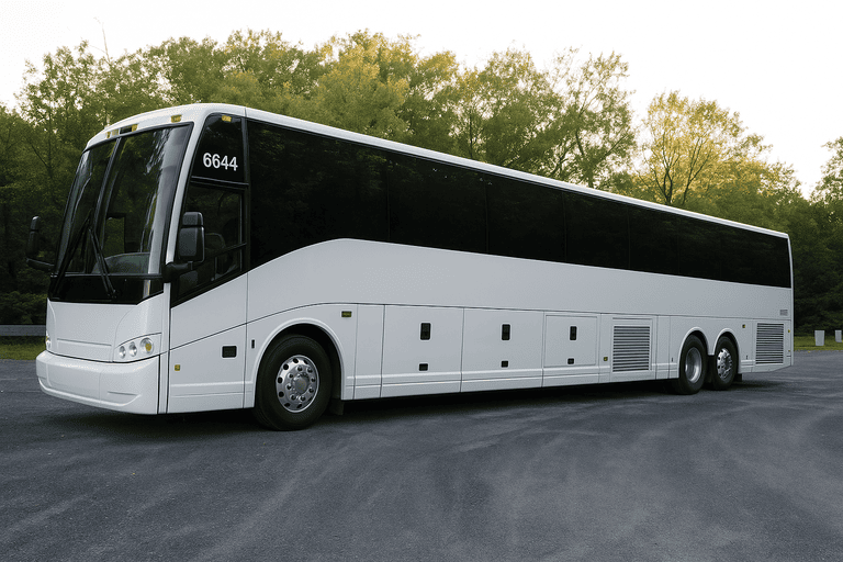 exterior of Elgin Minibus Company coach bus